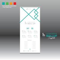 roll up banner for any best use vector