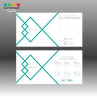 tarjeta postal diseño para ninguna mejor utilizar vector