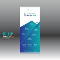 roll up banner for any best use vector