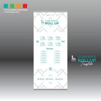 roll up banner for any best use vector