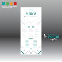 roll up banner for any best use vector