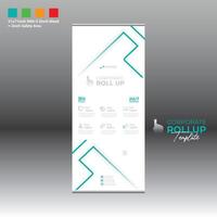 roll up banner for any best use vector