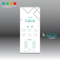 roll up banner for any best use vector