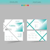 envelope and postcard for any best use vector