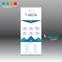 roll up banner for any best use vector