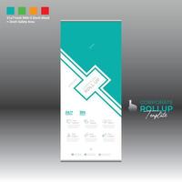 roll up banner for any best use vector