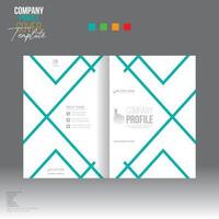 folleto cubrir diseño para corporativo y ninguna utilizar vector