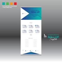 roll up banner for any best use vector