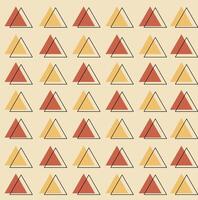 Childish Seamless Pattern With Geometric Boho Triangle Creative Texture For Fabric And Textile Stock Illustration vector