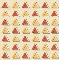 Childish Seamless Pattern With Geometric Boho Triangle Creative Texture For Fabric And Textile Stock Illustration vector