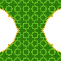 Islamic green background with copy space. vector design for poster, banner, web, social media.