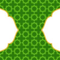 Islamic green background with copy space. vector design for poster, banner, web, social media.