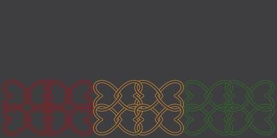 Juneteenth background vector abstract line heart symbol. design with empty space for text for banner, poster, greeting card, social media.