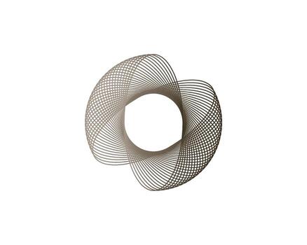 espirógrafo resumen elemento en blanco antecedentes. vector ilustración.