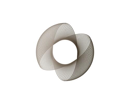 Spirograph abstract element on white background. Vector illustration.
