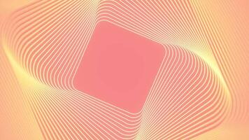 abstract pink and yellow background with a square shape video