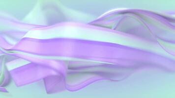 a purple and green abstract background with a wave video