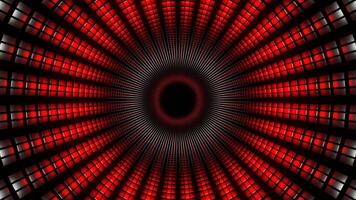 Red and Gray Inside Sci-Fi Pipe Background VJ Loop video
