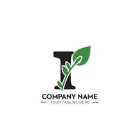 Leaf Logotype template, positive and negative variant, corporate identity for brands vector