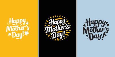 Mothers day typography tshirt vector