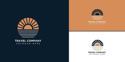 sun logo design vector