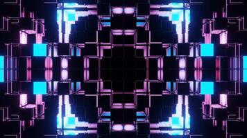 Red and Blue Square Strobe Background VJ Loop video