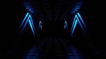 Blue Futuristic Abstract Moving Background VJ Loop video