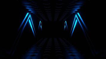 Blue Futuristic Abstract Moving Background VJ Loop video