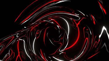 Red and White Tunnel of Colored Neons Background VJ Loop video