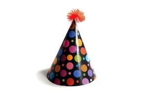 AI generated Party hat isolated on white background. photo