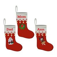 Gift Christmas Stockings vector