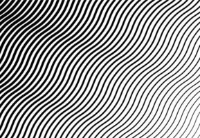 Abstract background with halftone wavy lines. Blended gradient curvy stripes pattern. Monochrome dynamic diagonal flow effect backdrop. vector