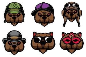 Bears Bundle Design vector