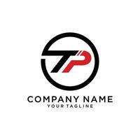 Initial Letter TP Logo Template Design vector