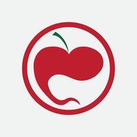 Apple vector illustration design