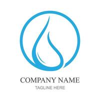 water drop Logo template vector illustration design