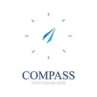 Creative Compass Concept Logo Design Template vector