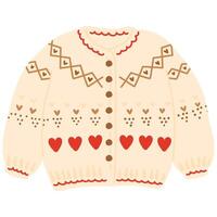 illustration doodle sweater vector