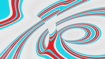 Blue and Red and White Abstract Background VJ Loop video