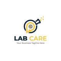 Medical Healthcare Natural Lab DNA Logo Template Vector