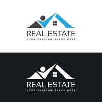 Vector real estate construction property house logo