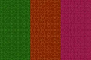 Abstract Islamic Geometric Stroke Pattern Design vector