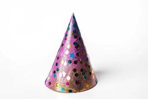 AI generated Party hat isolated on white background. photo