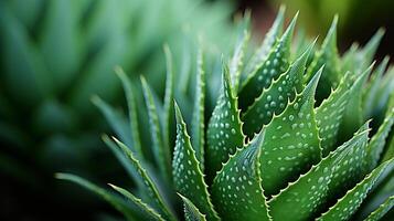 AI generated The texture of a cactus spine is revealed in sharp detail, highlighting nature's self-defense mechanisms photo