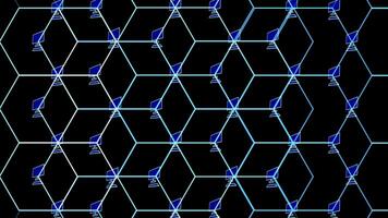 par para par rede digital descentralização tecnologia conexão estava hackear e ataque criptografia de ramsomware video