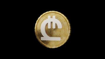 Golden Lari 3D Coin video