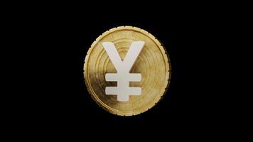 Golden Yen 3D Coin video