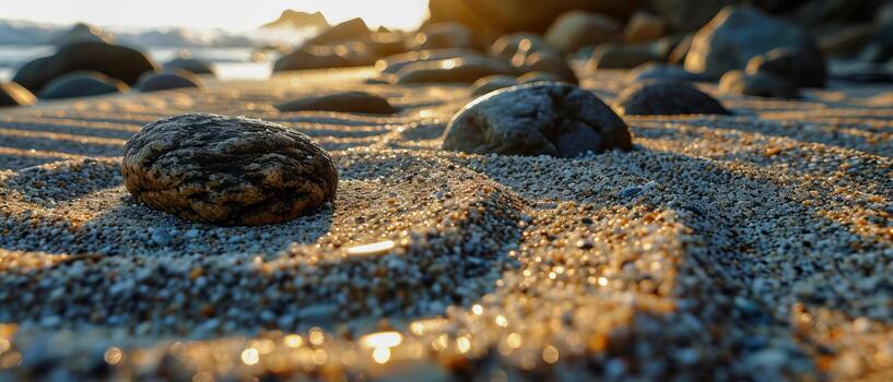 ai generado arena superficie textura con círculos y oscuridad, para relajación y espiritual armonía. jardín de meditación, relajación, restauracion de balance, armonía de espiritualidad y relajación foto