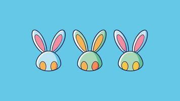 Whimsical Easter Bunny Tails Delightful Vector Art for Your Spring Creations