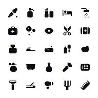 Personal Care Icon Set - Outline vector